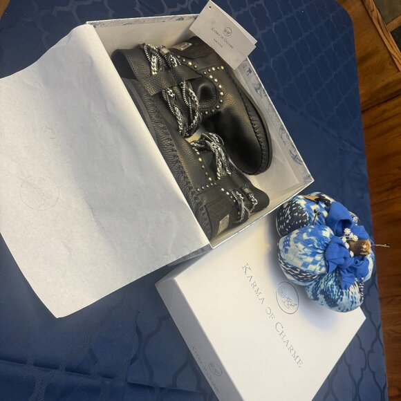 Karma of Charme Italian leather boho boots ~ 40 - Picture 11 of 13